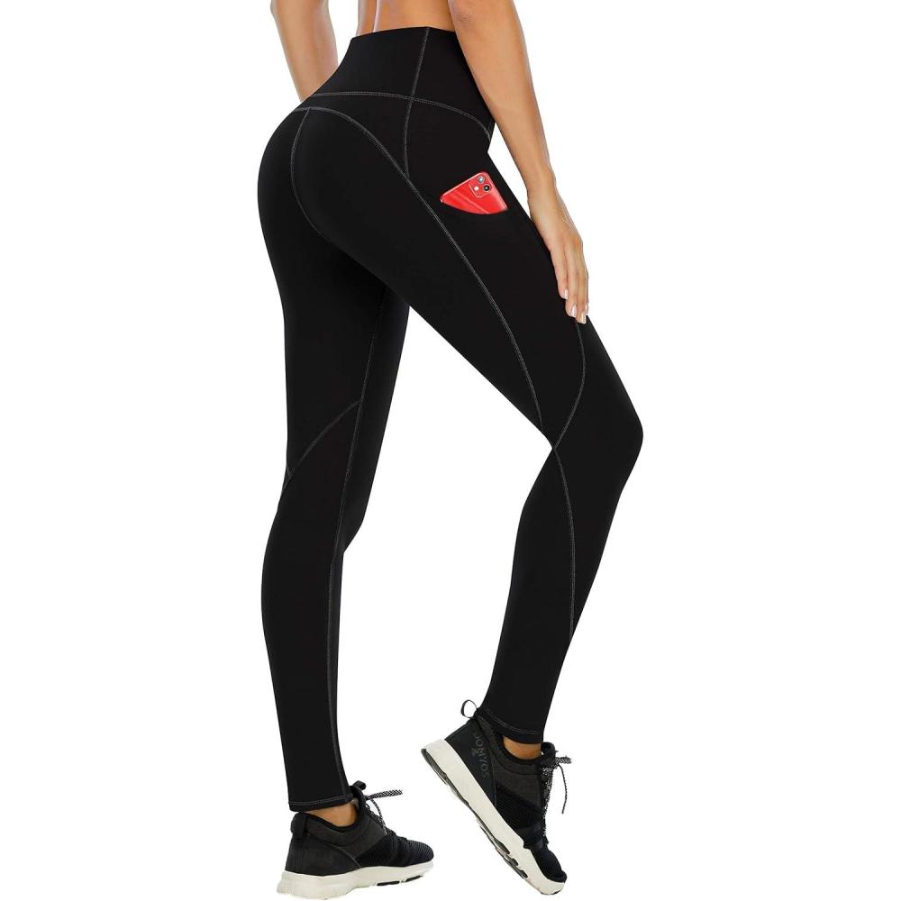 imageEwedoos womens CapriBlack Leggings