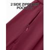 Athletic Dress with Built in Shorts & Bra Adjustable Straps Workout Dress for Tennis Golf Midi Dresses for Women(Maroon)