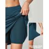 Ewedoos 20″ Knee Length Skorts Skirts for Women with Pockets Golf Tennis Skirt High Waisted Athletic Skorts Casual Summer(Indigo)