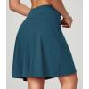 Ewedoos 20″ Knee Length Skorts Skirts for Women with Pockets Golf Tennis Skirt High Waisted Athletic Skorts Casual Summer(Indigo)