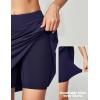 Ewedoos 20″ Knee Length Skorts Skirts for Women with Pockets Golf Tennis Skirt High Waisted Athletic Skorts Casual Summer(Navy Blue)
