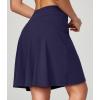 Ewedoos 20″ Knee Length Skorts Skirts for Women with Pockets Golf Tennis Skirt High Waisted Athletic Skorts Casual Summer(Navy Blue)