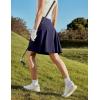 Ewedoos 20″ Knee Length Skorts Skirts for Women with Pockets Golf Tennis Skirt High Waisted Athletic Skorts Casual Summer(Navy Blue)