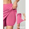 Ewedoos 20″ Knee Length Skorts Skirts for Women with Pockets Golf Tennis Skirt High Waisted Athletic Skorts Casual Summer(Pink)