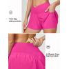Ewedoos Athletic Shorts for Women Flowy Running Shorts for Women High Waisted Butterfly Preppy Clothes Skorts for Woman(Hot Pink)