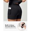 Ewedoos Athletic Tennis Dress for Women with Shorts Underneath Easy Peezy U Neck Adjustable Straps Active Workout Dress(Black-easy Peezy)