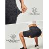 Ewedoos Biker Shorts Women Tummy Control Workout Shorts with 3 Pockets High Waisted Compression Gym Running Yoga Shorts Women(Charcoal)