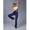 Ewedoos Bootcut Yoga Pants with Pockets for Women Wide Leg Pants Woman High Waisted Stretchy Work Pants for Yoga Workout(Dark Blue)