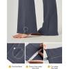 Ewedoos Bootcut Yoga Pants with Pockets for Women Wide Leg Pants Woman High Waisted Stretchy Work Pants for Yoga Workout(Gray)