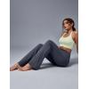 Ewedoos Bootcut Yoga Pants with Pockets for Women Wide Leg Pants Woman High Waisted Stretchy Work Pants for Yoga Workout(Gray)
