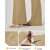 Ewedoos Bootcut Yoga Pants with Pockets for Women Wide Leg Pants Woman High Waisted Stretchy Work Pants for Yoga Workout(Khaki)