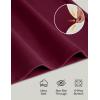 Ewedoos Bootcut Yoga Pants with Pockets for Women Wide Leg Pants Woman High Waisted Stretchy Work Pants for Yoga Workout(Maroon)