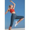 Ewedoos Capri Leggings for Women with Pockets Women’s Capris Knee Length High Waisted Yoga Pants Compression Workout Leggings(Indigo)