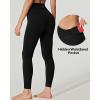 Ewedoos Compression Leggings for Women Tummy Control Workout Leggings Buttery Soft Leggings High Waisted Yoga Pants(Black)