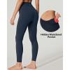 Ewedoos Compression Leggings for Women Tummy Control Workout Leggings Buttery Soft Leggings High Waisted Yoga Pants(Blue)