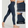 Ewedoos Compression Leggings for Women Tummy Control Workout Leggings Buttery Soft Leggings High Waisted Yoga Pants(Blue)