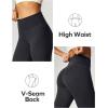 Ewedoos Compression Leggings for Women Tummy Control Workout Leggings Buttery Soft Leggings High Waisted Yoga Pants(Charcoal)