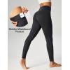 Ewedoos Compression Leggings for Women Tummy Control Workout Leggings Buttery Soft Leggings High Waisted Yoga Pants(Charcoal)