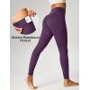 Ewedoos Compression Leggings for Women Tummy Control Workout Leggings Buttery Soft Leggings High Waisted Yoga Pants(Spacedye Mauve)