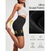 Ewedoos Compression Shorts for Women Spandex Biker Shorts Women Tummy Control with Pockets 6″ No Front Seam Yoga Gym Workout(Black)