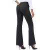 Ewedoos Dress Pants Women Stretchy Work Pants for Women with Pockets Dress Pants Tummy Control Office Casual 31″/ 29″(New Black)