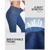 Ewedoos Flare Bell Bottom Jeans for Women Jeggings Tummy Control High Waisted Stretchy Crossover Pull On Jeans(Light Blue)