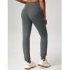 Ewedoos Fleece Lined Joggers Women Water Resistant Thermal Sweatpants High Waisted Hiking Cargo Pants with Pockets(Gray)