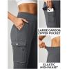 Ewedoos Fleece Lined Joggers Women Water Resistant Thermal Sweatpants High Waisted Hiking Cargo Pants with Pockets(Gray)