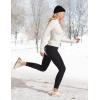 Ewedoos Fleece Lined Leggings Women Thermal Leggings for Women with Pockets High Waisted Winter Warm Tights Pants Clothes(Black)
