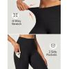 Ewedoos Fleece Lined Leggings Women Thermal Leggings for Women with Pockets High Waisted Winter Warm Tights Pants Clothes(Black)