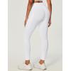 Ewedoos Fleece Lined Leggings Women Thermal Leggings for Women with Pockets High Waisted Winter Warm Tights Pants Clothes(Cream White)