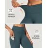 Ewedoos Fleece Lined Leggings Women Thermal Leggings for Women with Pockets High Waisted Winter Warm Tights Pants Clothes(Dark Green Leggings With Pockets for Women)