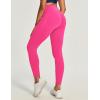 Ewedoos Fleece Lined Leggings Women Thermal Leggings for Women with Pockets High Waisted Winter Warm Tights Pants Clothes(Hot Pink)
