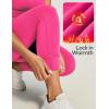 Ewedoos Fleece Lined Leggings Women Thermal Leggings for Women with Pockets High Waisted Winter Warm Tights Pants Clothes(Hot Pink)