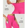 Ewedoos Fleece Lined Leggings Women Thermal Leggings for Women with Pockets High Waisted Winter Warm Tights Pants Clothes(Hot Pink)