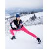 Ewedoos Fleece Lined Leggings Women Thermal Leggings for Women with Pockets High Waisted Winter Warm Tights Pants Clothes(Hot Pink)