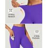 Ewedoos Fleece Lined Leggings Women Thermal Leggings for Women with Pockets High Waisted Winter Warm Tights Pants Clothes(Lavender Glow)
