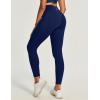 Ewedoos Fleece Lined Leggings Women Thermal Leggings for Women with Pockets High Waisted Winter Warm Tights Pants Clothes(Navy)