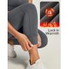 Ewedoos Fleece Lined Leggings Women Thermal Leggings for Women with Pockets High Waisted Winter Warm Tights Pants Clothes(New Gray)