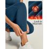 Ewedoos Fleece Lined Leggings Women Thermal Leggings for Women with Pockets High Waisted Winter Warm Tights Pants Clothes(Teal Blue)