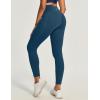 Ewedoos Fleece Lined Leggings Women Thermal Leggings for Women with Pockets High Waisted Winter Warm Tights Pants Clothes(Teal Blue)