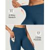 Ewedoos Fleece Lined Leggings Women Thermal Leggings for Women with Pockets High Waisted Winter Warm Tights Pants Clothes(Teal Blue)