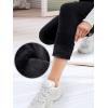 Ewedoos Fleece Lined Pants Women – Fleece Lined Sweatpants Women with Pockets High Waisted Thermal Joggers Winter Pants(Black)