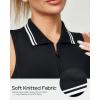 Ewedoos Golf Dresses for Women Athletic Dress with Shorts Underneath and Bra 3 Pockets Tennis Dresses for Workout Active(Black)