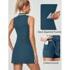 Ewedoos Golf Dresses for Women Athletic Dress with Shorts Underneath and Bra 3 Pockets Tennis Dresses for Workout Active(Indigo)