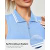 Ewedoos Golf Dresses for Women Athletic Dress with Shorts Underneath and Bra 3 Pockets Tennis Dresses for Workout Active(Light Blue)