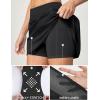 Ewedoos Golf Skirts for Women High Waist Tennis Skirt Athletic Skort for Woman with Zipper Pockets(Black)