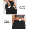 Ewedoos Leggings with 5 Pockets for Women Yoga Pants 25″/ 27″ Workout Leggings for Women Tummy Control Running(Black)
