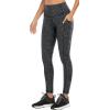 Ewedoos Leggings with 5 Pockets for Women Yoga Pants 25″/ 27″ Workout Leggings for Women Tummy Control Running(Charcoal)