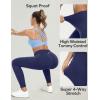 Ewedoos Leggings with 5 Pockets for Women Yoga Pants 25″/ 27″ Workout Leggings for Women Tummy Control Running(Navy)